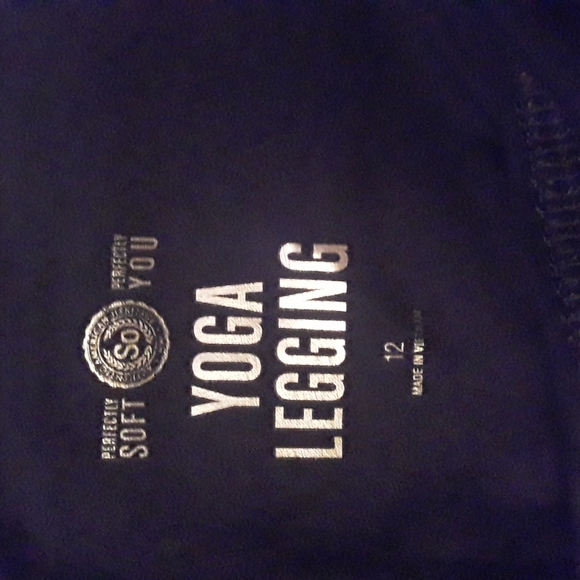 New with tags girls SO size 12 yoga leggings - Picture 3 of 5